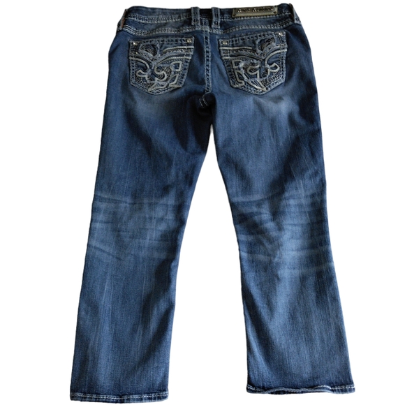 Rock Revival Size 29 Ebba Easy Crop Jeans - Picture 4 of 16
